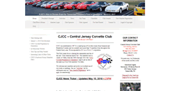 Desktop Screenshot of centraljerseycorvetteclub.com